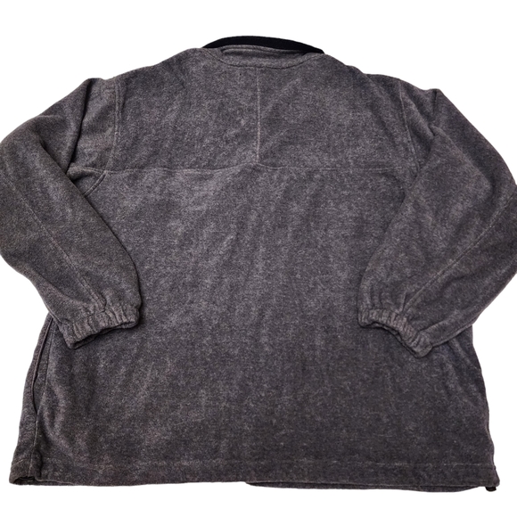 Slate Blue Men's Fleece Zip-Up Jacket XL - Picture 2 of 9